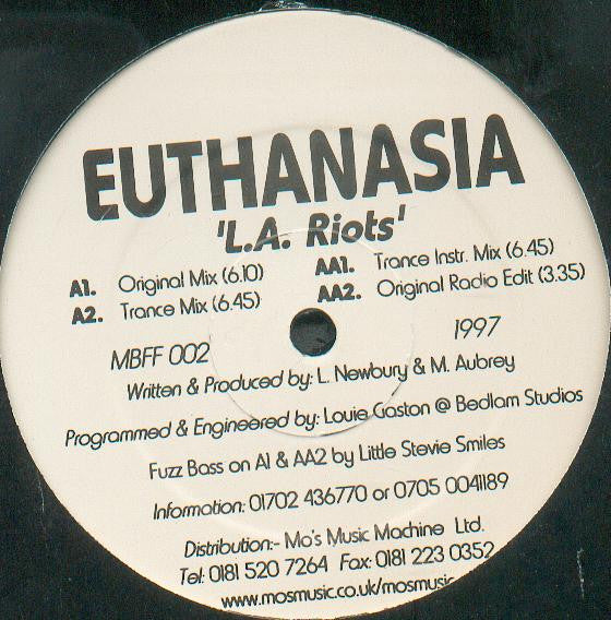 Euthanasia (2) : L.A. Riots (12")