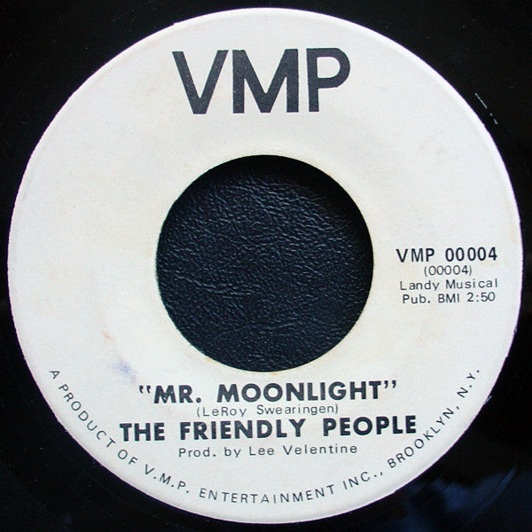 The Friendly People : You Send Me / Mr. Moonlight (7")