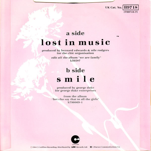 Sister Sledge : Lost In Music (7", Single, Sil)
