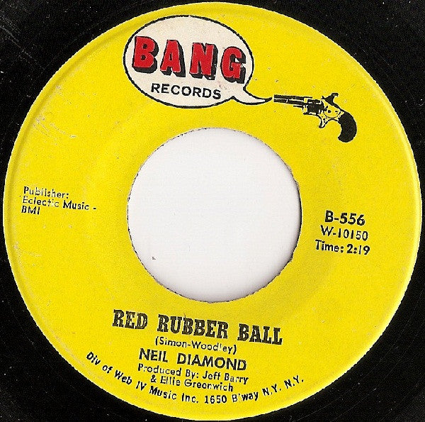Neil Diamond : Red Red Wine / Red Rubber Ball (7")
