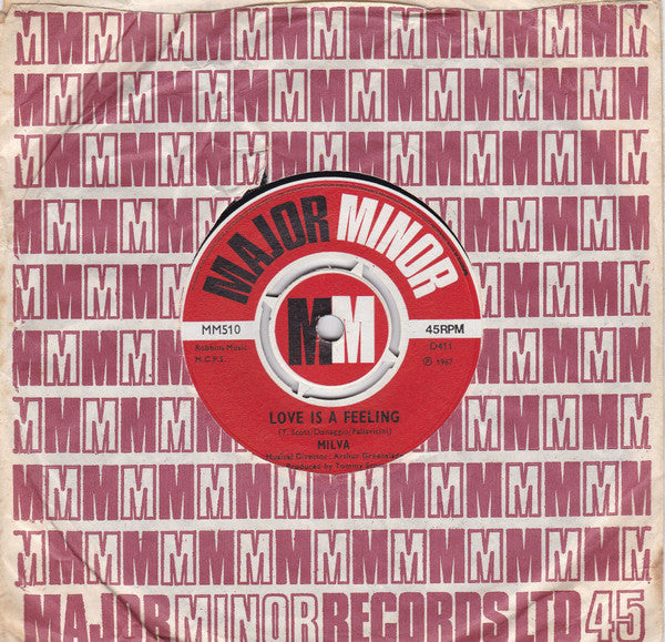Milva : Love Is A Feeling (7")