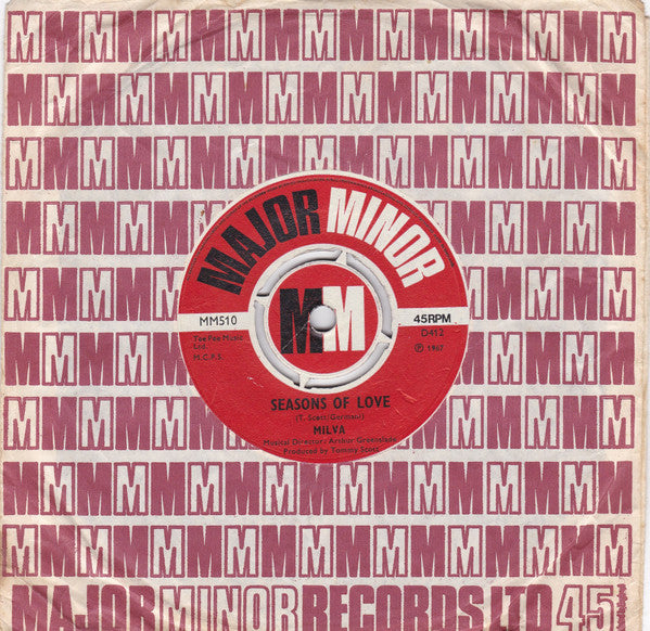 Milva : Love Is A Feeling (7")