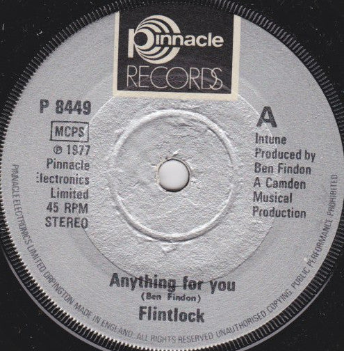 Flintlock : Anything For You (7", Single, Pap)