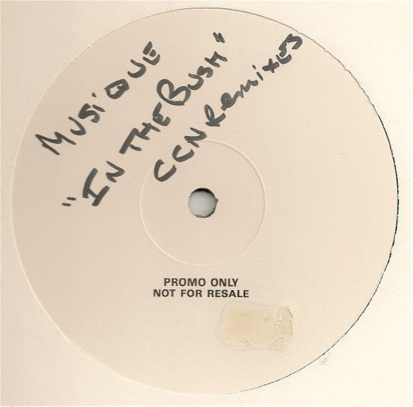 Musique : In The Bush (12", Promo, W/Lbl)