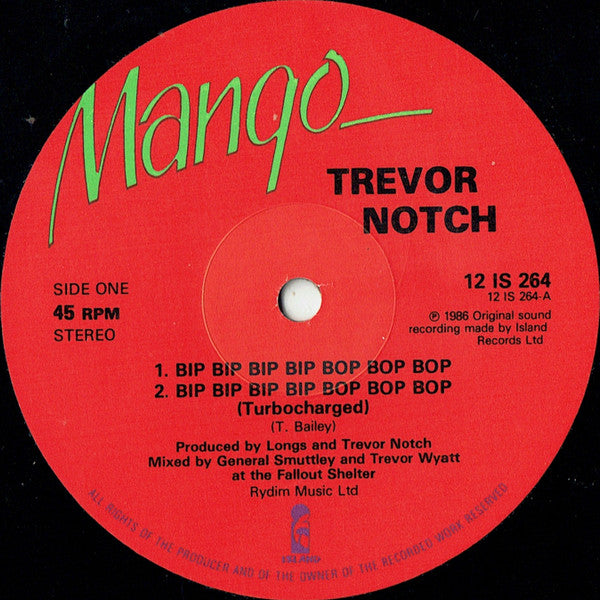 Trevor Notch : Bip Bip Bip Bip Bop Bop Bop (12")