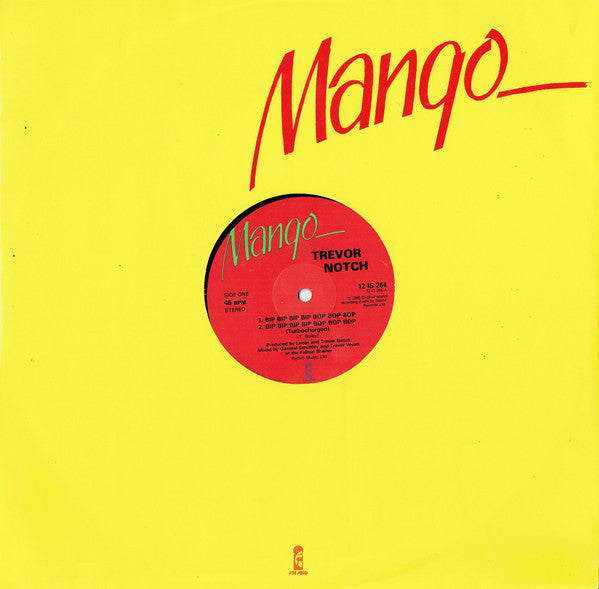Trevor Notch : Bip Bip Bip Bip Bop Bop Bop (12")