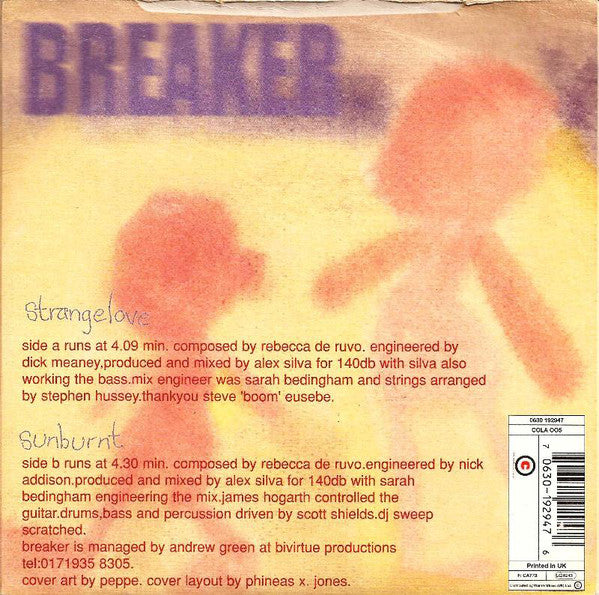 Breaker (4) : Strangelove (7", Single)