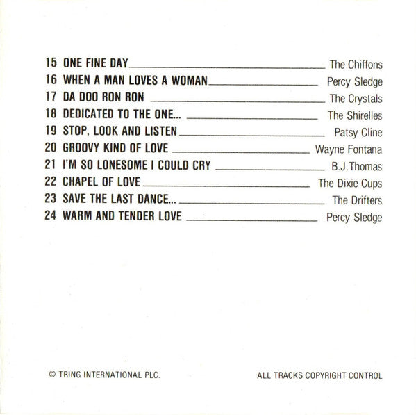 Various : The Love Songs Collection - Vol 2 (CD, Comp)