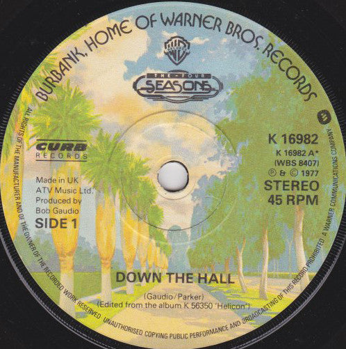 The Four Seasons : Down The Hall (7", Single)