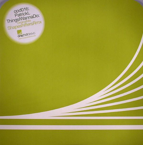 Patrick L : Things I Wanna Do (12")