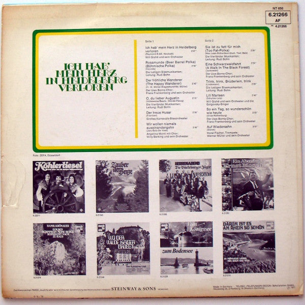 Various : Ich Hab' Mein Herz In Heidelberg Verloren (LP, Comp, RE)