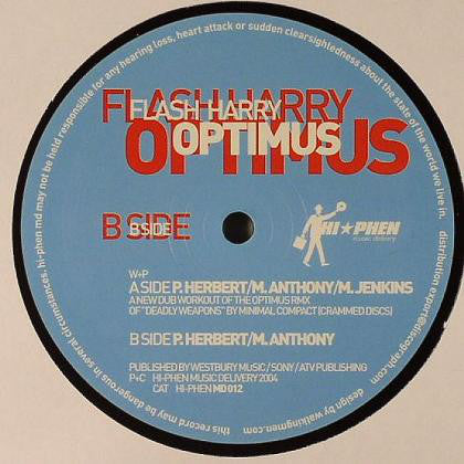 Optimus (2) : Deadly Dub / Flash Harry (12")