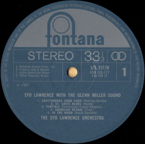Syd Lawrence And His Orchestra : Syd Lawrence With The Glenn Miller Sound (LP, Album)