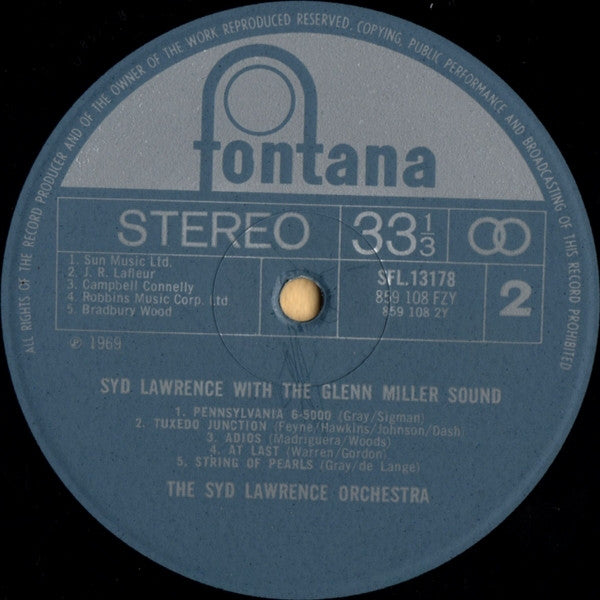 Syd Lawrence And His Orchestra : Syd Lawrence With The Glenn Miller Sound (LP, Album)
