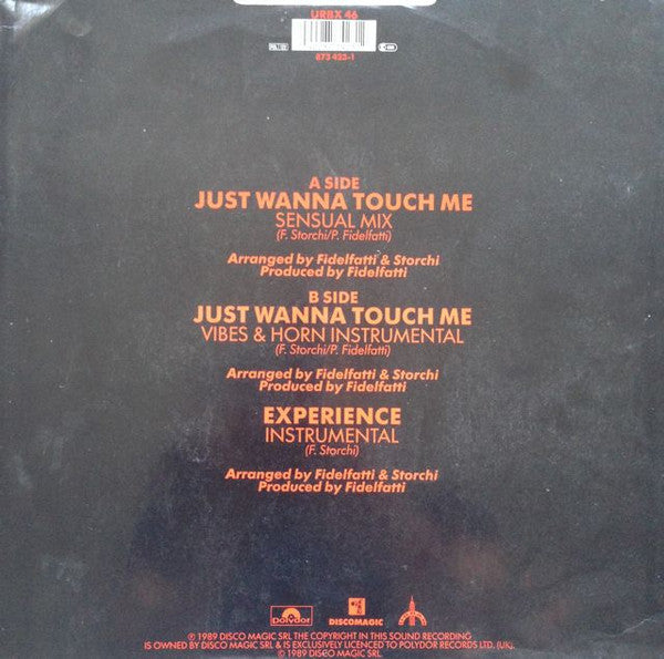 Piero Fidelfatti With Ronnette : Just Wanna Touch Me (12")