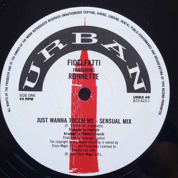 Piero Fidelfatti With Ronnette : Just Wanna Touch Me (12")