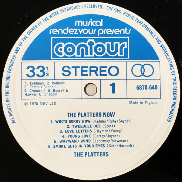 The Platters : The Platters Now (LP, Album)