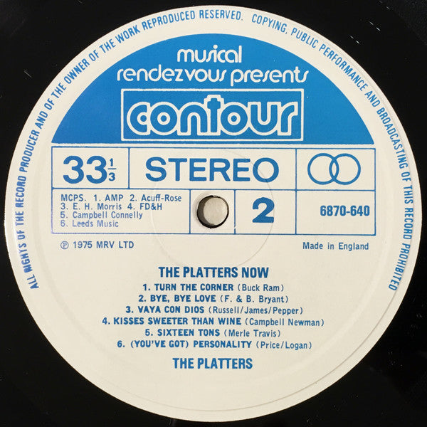 The Platters : The Platters Now (LP, Album)