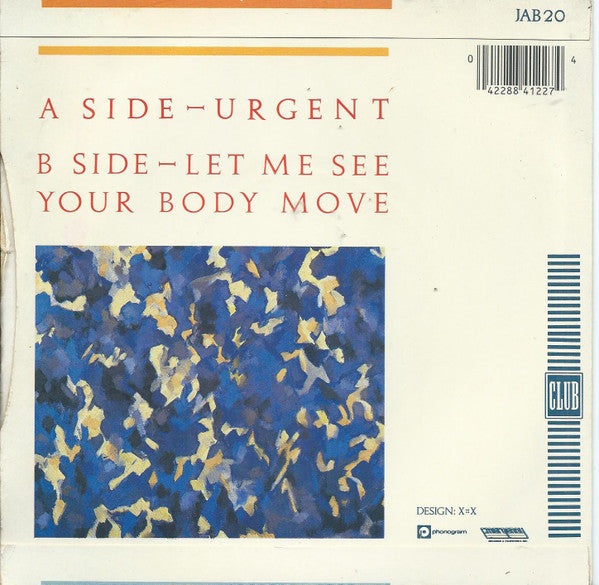 Shannon : Urgent (7", Single)