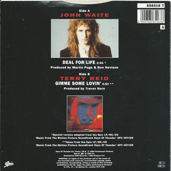 John Waite : Deal For Life (7")