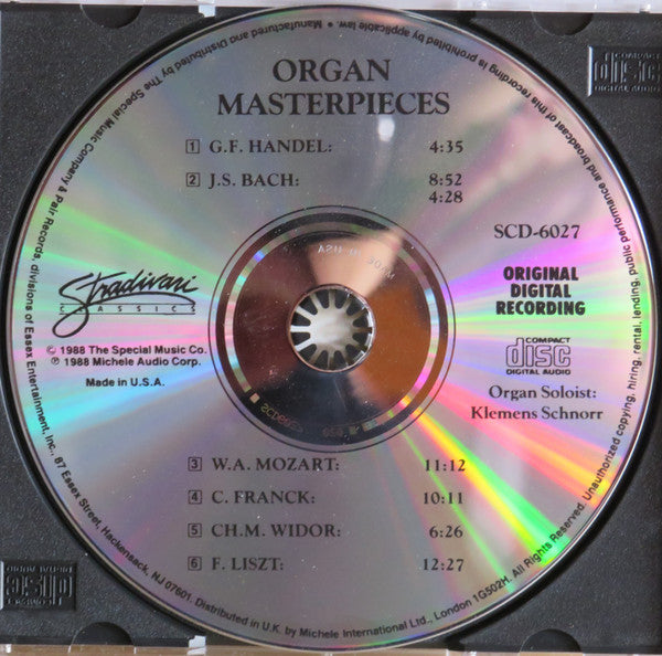 Various : Organ Masterpieces (CD, Album)