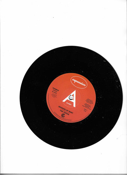 The Topics : Booking Up Baby (7", Promo)