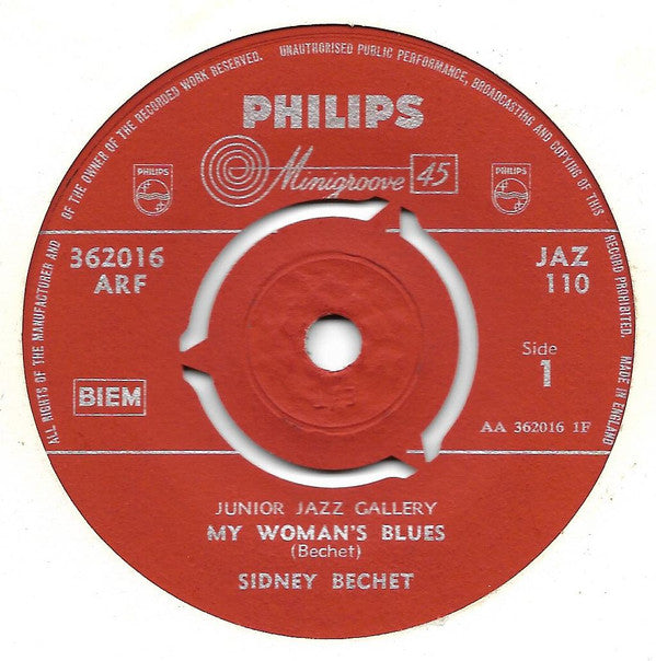 Sidney Bechet : My Woman's Blues / What A Dream (7", Single)