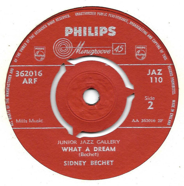 Sidney Bechet : My Woman's Blues / What A Dream (7", Single)