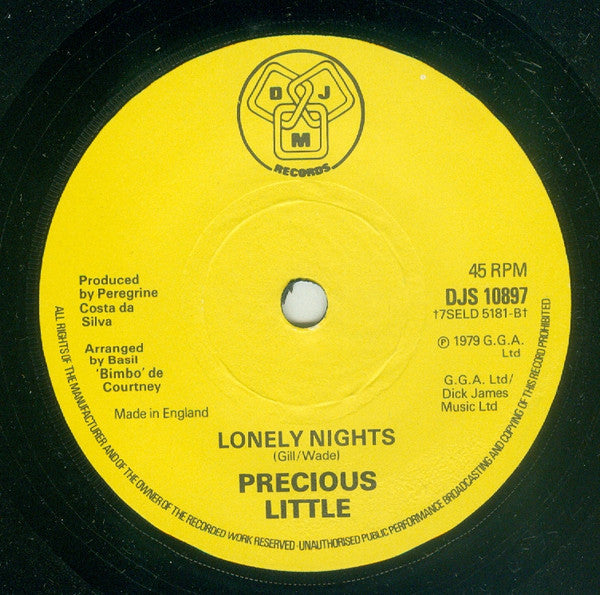 Precious Little : Ain't Got No Balls (7", Single)