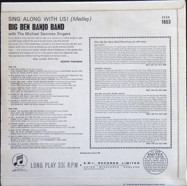 The Big Ben Banjo Band With Mike Sammes Singers : Sing Along With Us! (Medley) (LP)