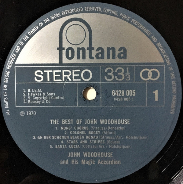 John Woodhouse : The Best Of (LP, Comp)
