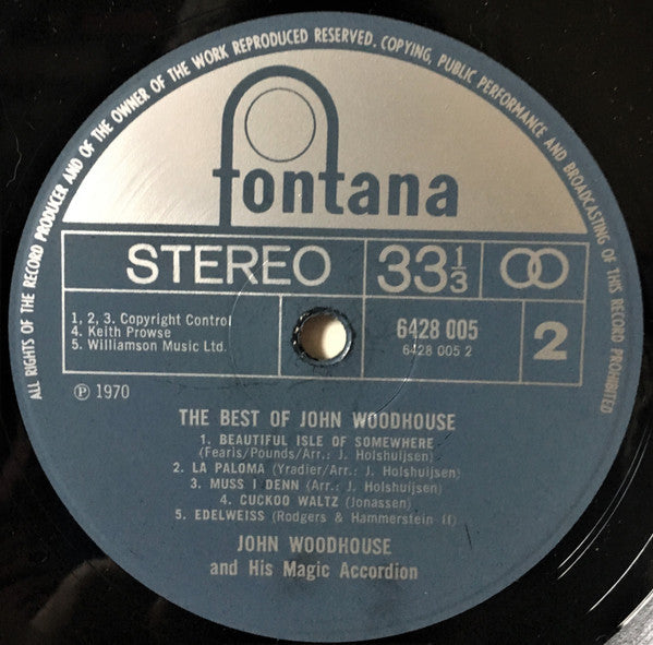 John Woodhouse : The Best Of (LP, Comp)