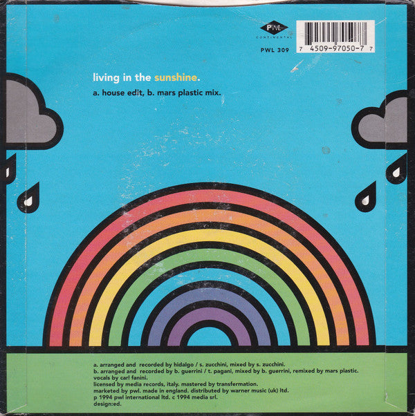 Club House Featuring Carl Fanini : Living In The Sunshine (7")