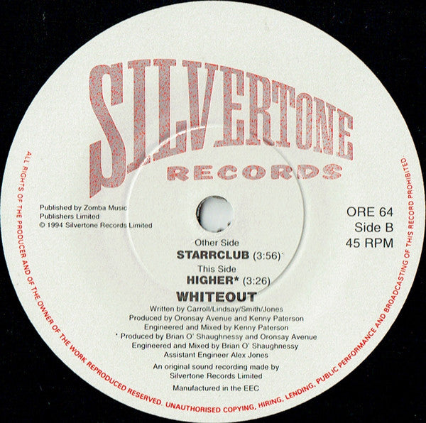 Whiteout (2) : Starrclub (7")
