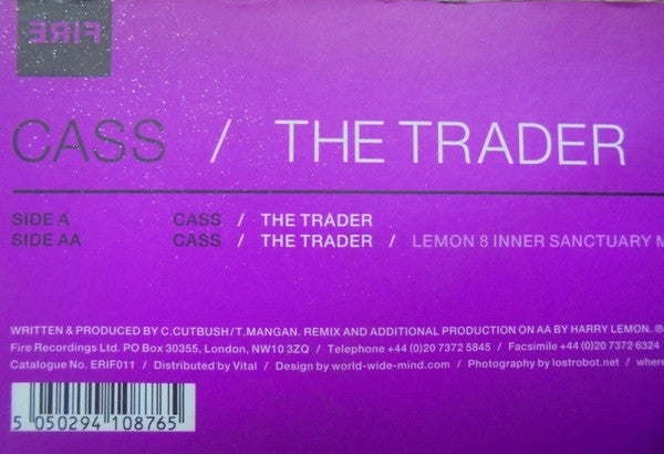 Cass Cutbush : The Trader (12")