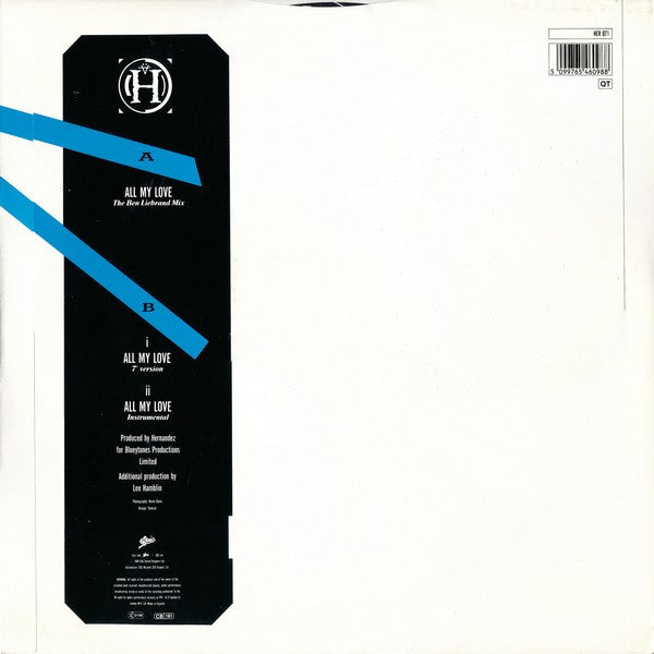 Wayne Hernandez : All My Love (The Ben Liebrand Mix) (12")
