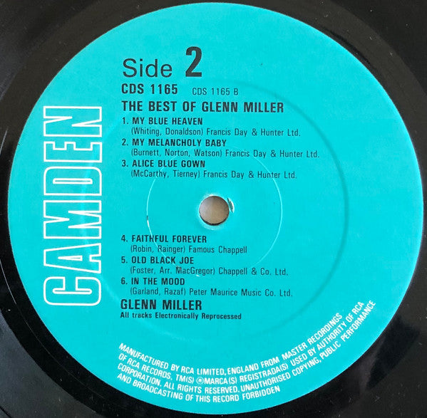 Glenn Miller : The Best Of Glenn Miller (LP, Comp)