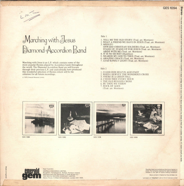 The Diamond Accordion Band : Marching With Jesus (LP, Album)