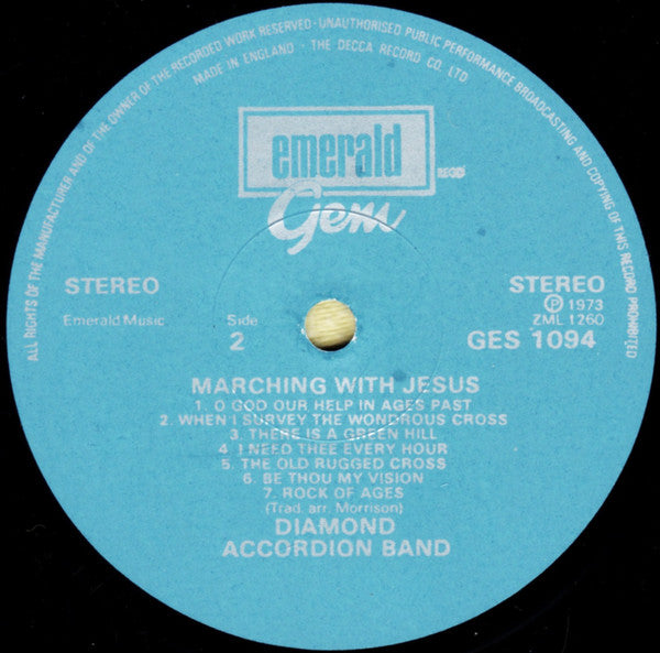 The Diamond Accordion Band : Marching With Jesus (LP, Album)