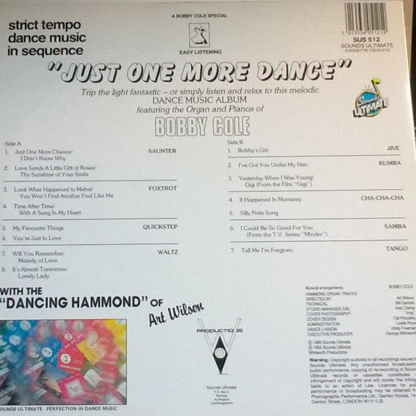 Bobby Cole (2) : Just One More Dance (LP)