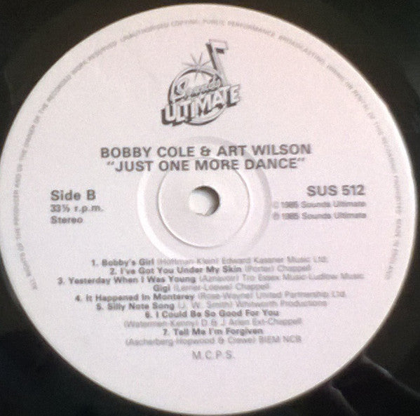 Bobby Cole (2) : Just One More Dance (LP)