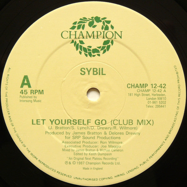 Sybil : Let Yourself Go (12", Pic)