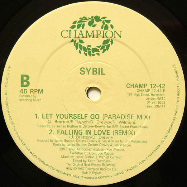 Sybil : Let Yourself Go (12", Pic)