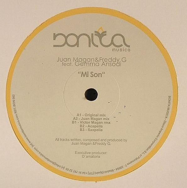 Juan Magan & Freddy G Featuring Gemma Ansodi : Mi Son (12")