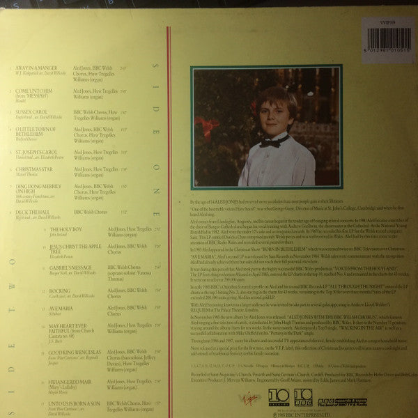 Aled Jones with the BBC Welsh Chorus conducted by John Hugh Thomas with Huw Tregelles Williams : Aled Jones (LP, Album)