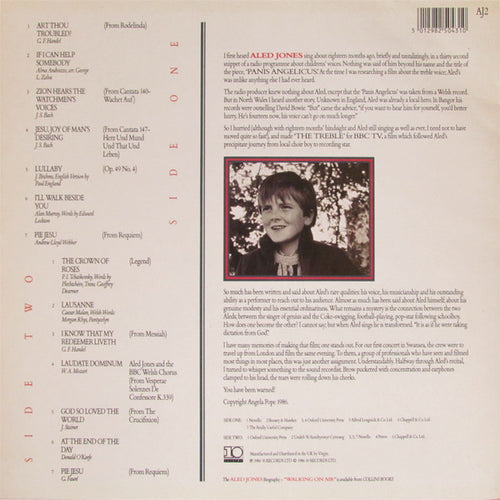 Aled Jones : Pie Jesu (LP, Album)