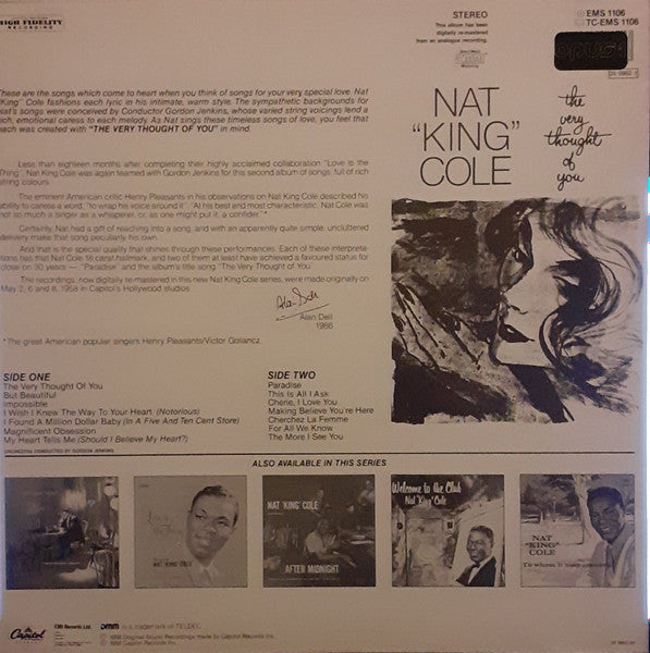 Nat King Cole : The Very Thought Of You (LP, RE, RM)