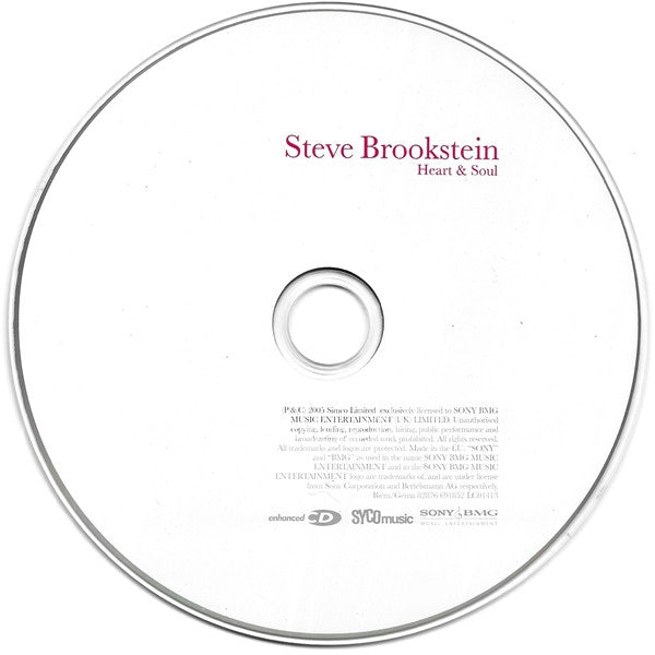 Steve Brookstein : Heart & Soul (CD, Album, Enh)