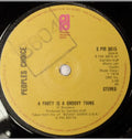 Peoples Choice* : A Party Is A Groovy Thing (7", Single)
