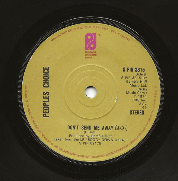 Peoples Choice* : A Party Is A Groovy Thing (7", Single)